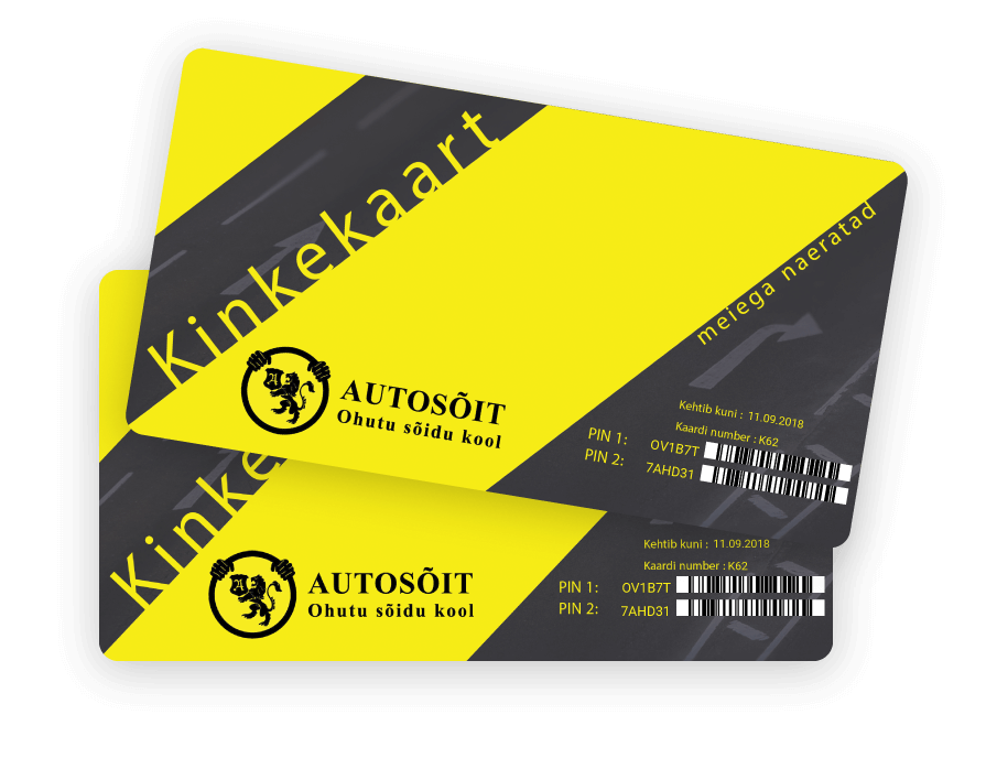Подарочная карта Autosõit